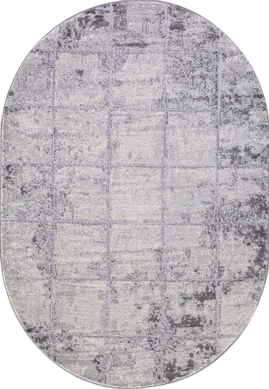 Ковер 1301A - COKEN D.GREY / K.GREY - Овал - коллекция MARDAN - фото 2