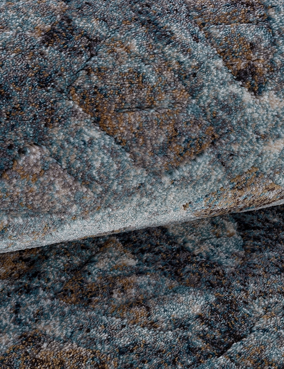Ковер D563 - BEIGE-BLUE - Овал - коллекция MATRIX - фото 4