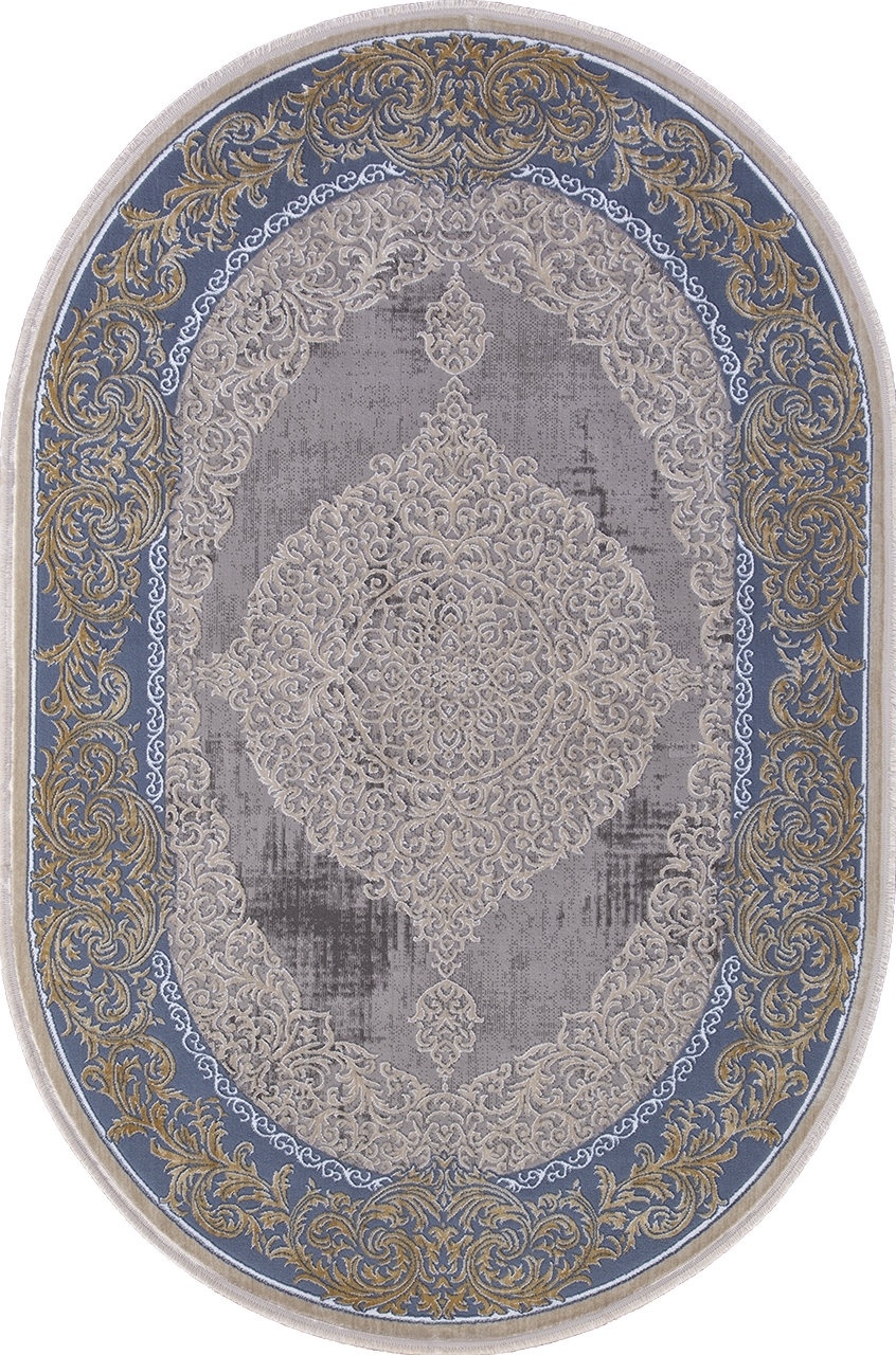 Ковер 33031 - 030 BLUE - Овал - коллекция QATAR - фото 2