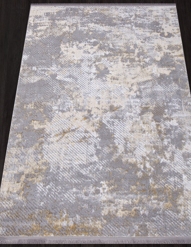 Ковер LP 286 - GREY / GOLD - Прямоугольник