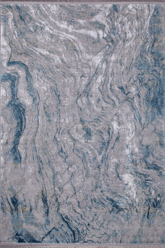 Ковер LP 308 - GREY / BLUE - Прямоугольник