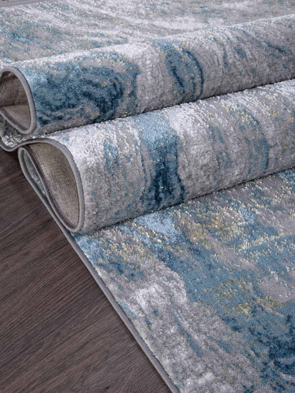 Ковер LP 308 - GREY / BLUE - Прямоугольник