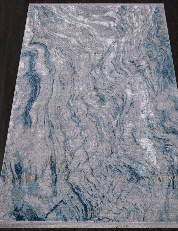 Ковер LP 308 - GREY / BLUE - Прямоугольник