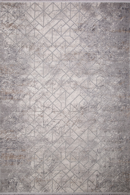 Ковер 22562A - WHITE / L.GREY - Прямоугольник