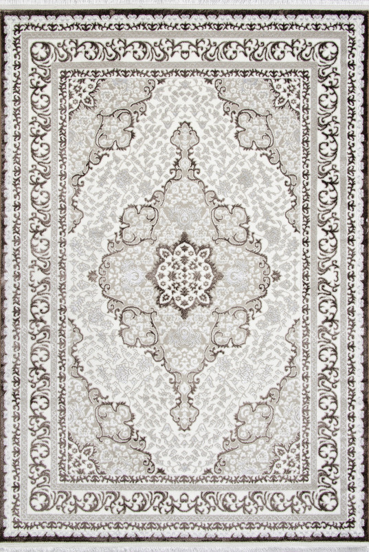 Ковер Q011A - BROWN FDY/CREAM SHRINK - Прямоугольник