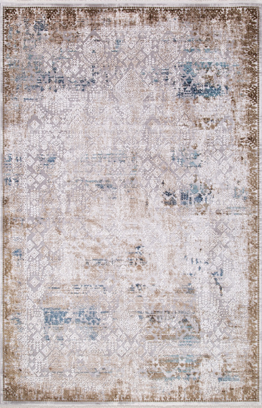 Ковер 12025 - CREAM / BLUE - Прямоугольник
