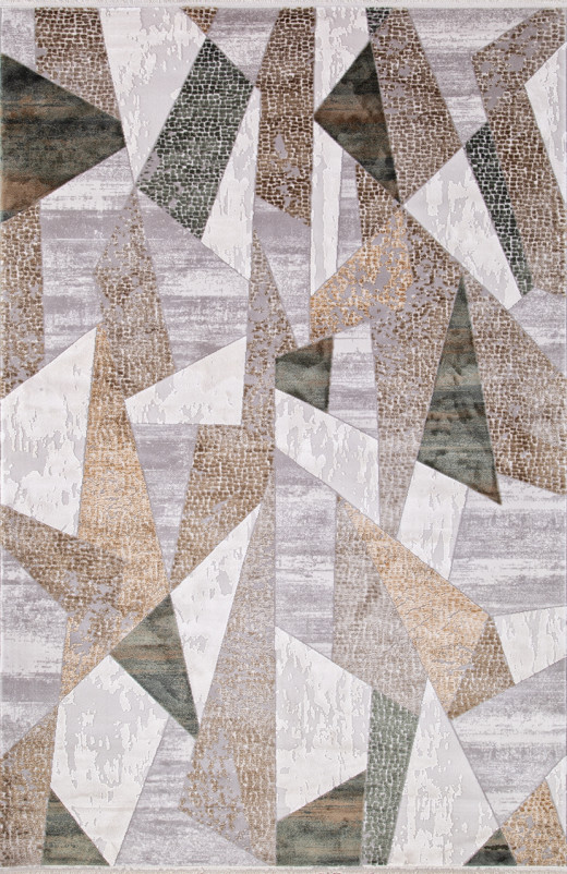 Ковер 12108 - CREAM / GREEN - Прямоугольник