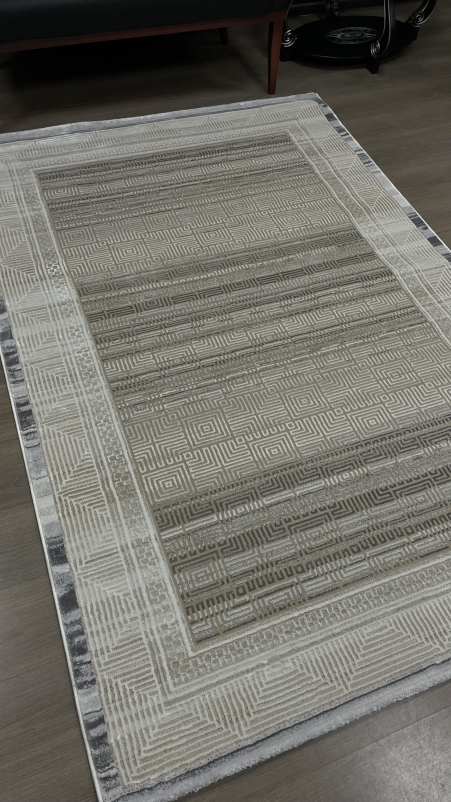 Ковер 9247A - S.BEIGE / P.WHITE - Прямоугольник