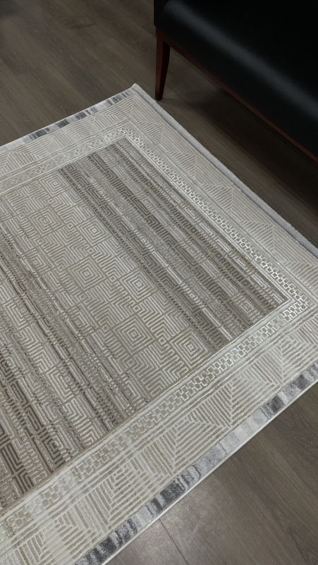 Ковер 9247A - S.BEIGE / P.WHITE - Прямоугольник