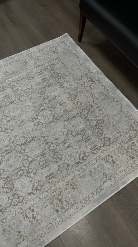 Ковер 9255A - S.BEIGE / P.WHITE - Прямоугольник