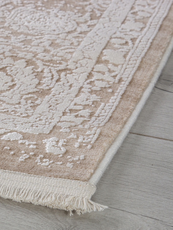 Ковер 21365C - D.BEIGE / WHITE - Прямоугольник