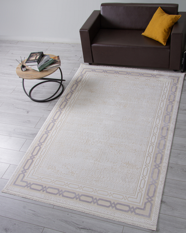 Ковер 34069A - WHITE / BEIGE - Прямоугольник