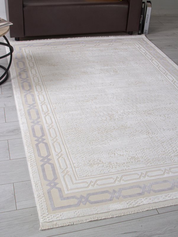 Ковер 34069A - WHITE / BEIGE - Прямоугольник