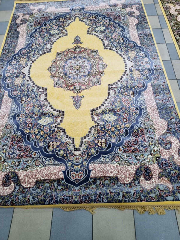 Ковер 6809 - YELLOW-BLUE - Прямоугольник