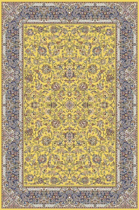 Ковер 6814 - YELLOW - Прямоугольник