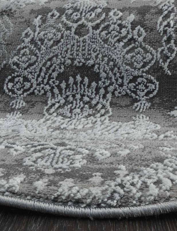 Ковер 03759A - GREY / GREY - Круг