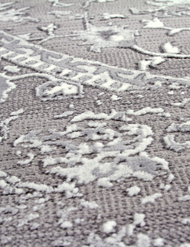 Ковер 03761A - GREY / GREY - Круг