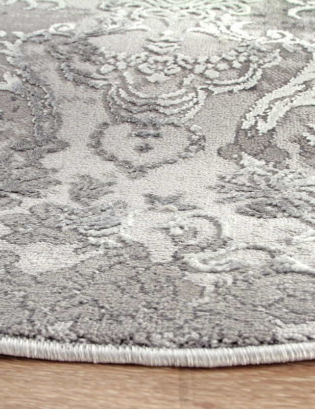 Ковер 03764A - GREY / GREY - Овал