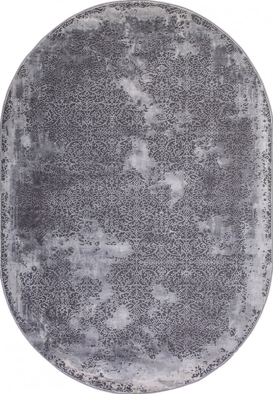 Ковер 03792A - GREY / GREY - Овал