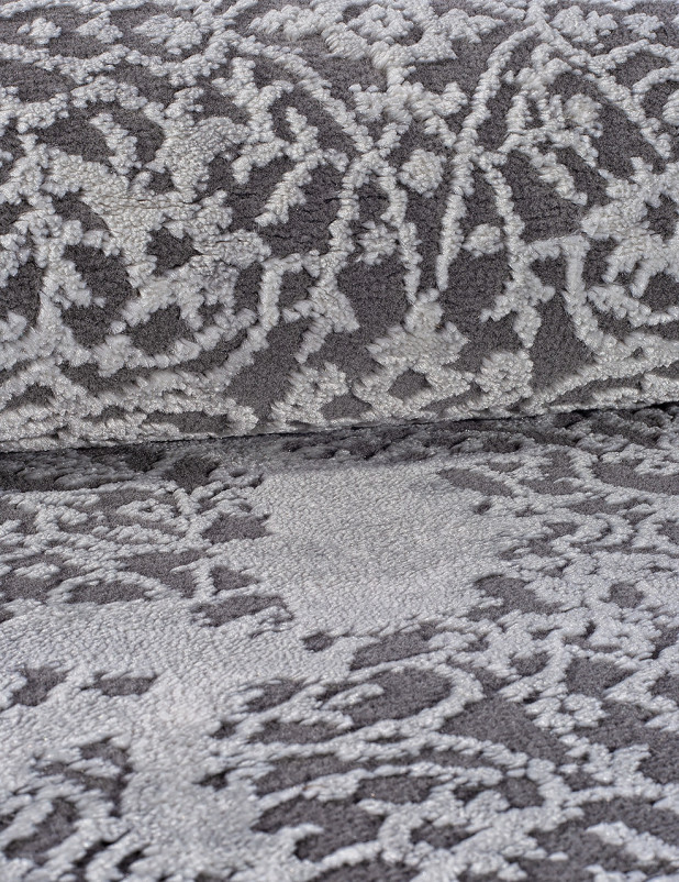 Ковер 03792A - GREY / GREY - Овал
