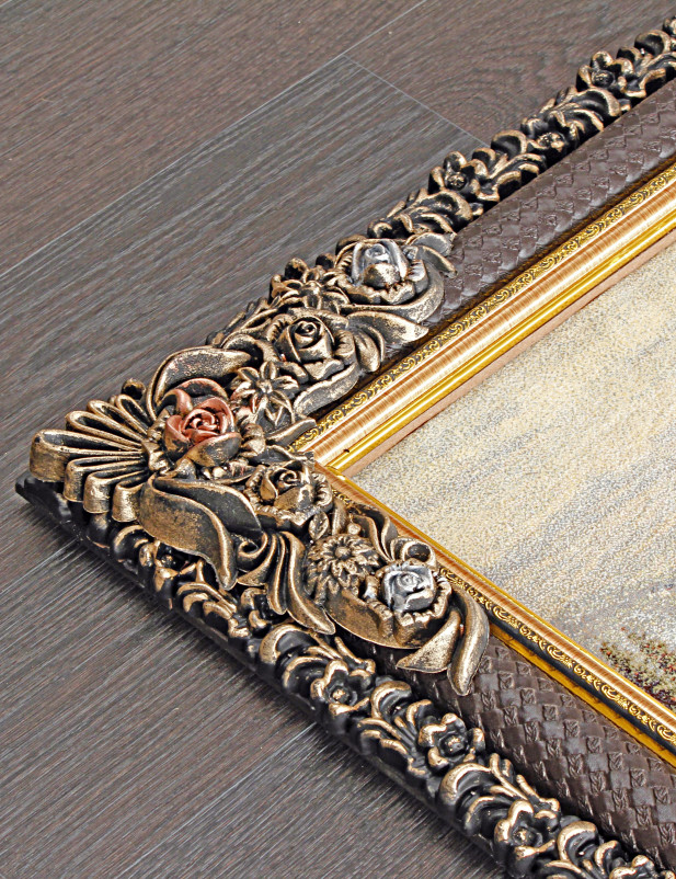 Ковер ART 2 - LEATHER / BROWN - Картина