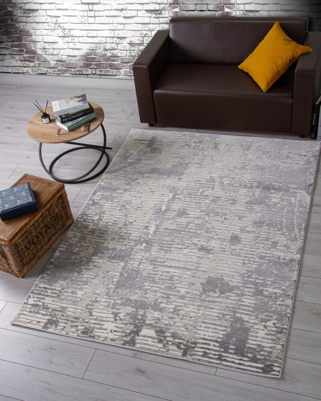 Ковер D999 - CREAM-GRAY - Прямоугольник