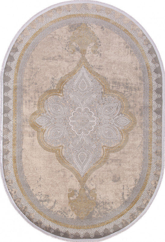 Ковер 9306 - BEIGE / BEIGE - Овал