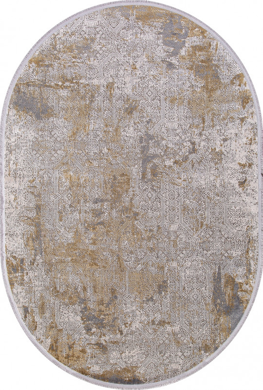 Ковер 9303 - GREY / BEIGE - Овал
