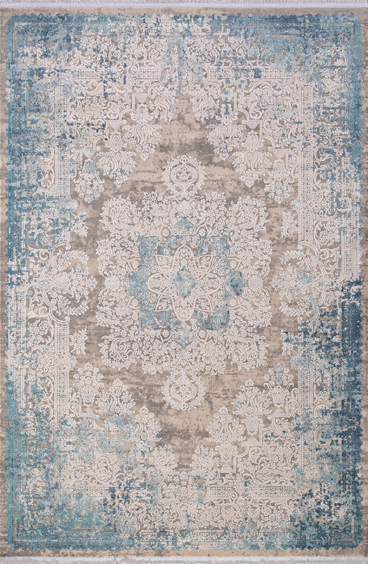 Ковер 9304 - BEIGE / BLUE - Прямоугольник