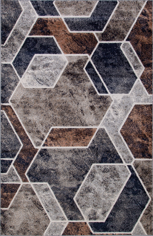 Ковер D753 - BEIGE-GRAY - Прямоугольник
