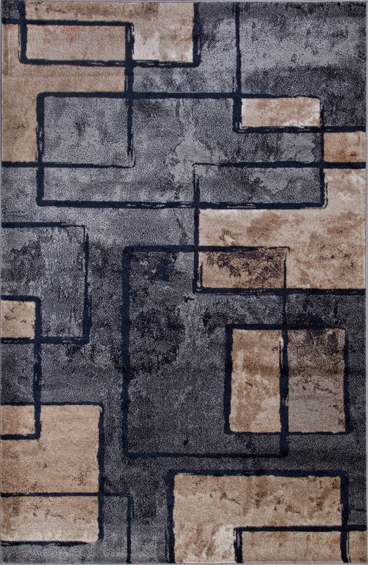 Ковер D756 - GRAY - Прямоугольник
