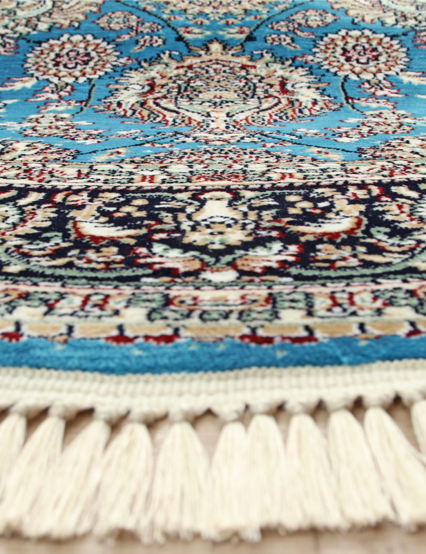 Ковер 08613L - TURQUOISE / TURQUOIS - Овал