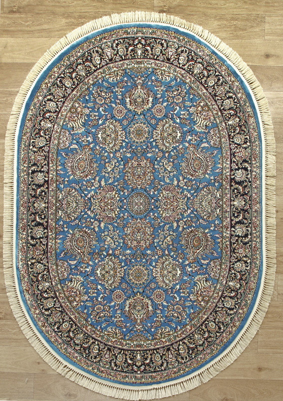 Ковер 08613L - TURQUOISE / TURQUOIS - Овал