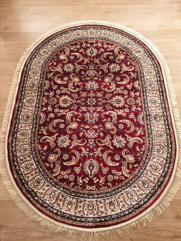 Ковер 08616R - RED / RED - Овал