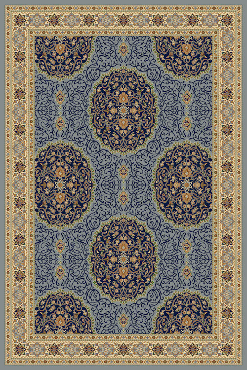 Ковер 1902 - BLUE 9 - Прямоугольник