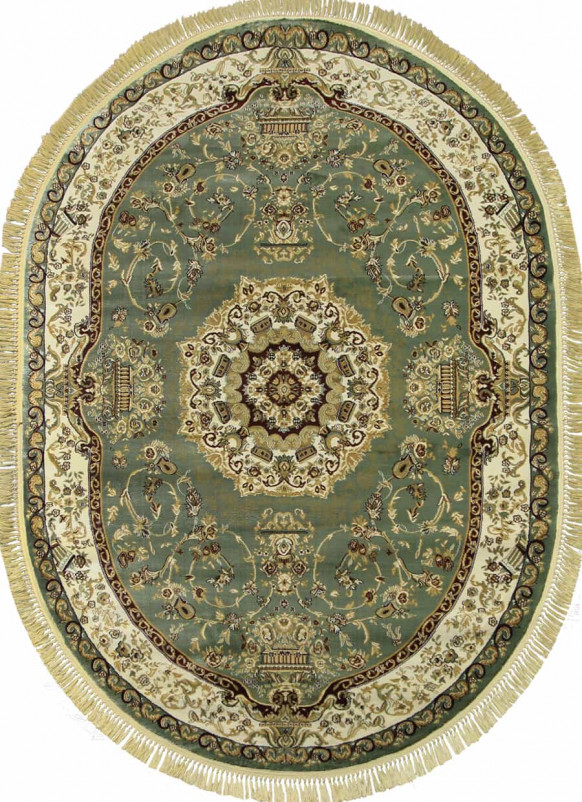 Ковер d037 - GREEN - Овал