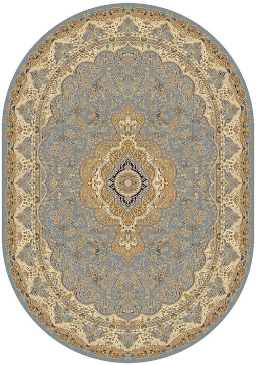 Ковер D419 - BLUE - Овал