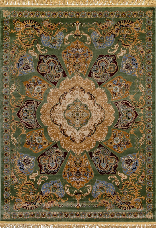 Ковер D428 - GREEN - Прямоугольник