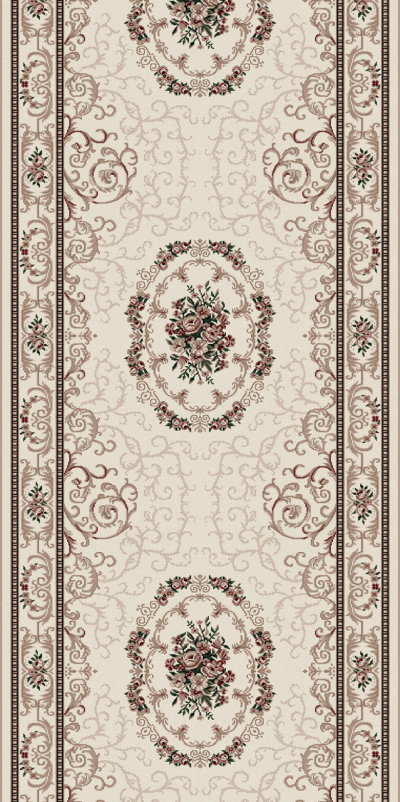 Ковер D066 - CREAM - Дорожка