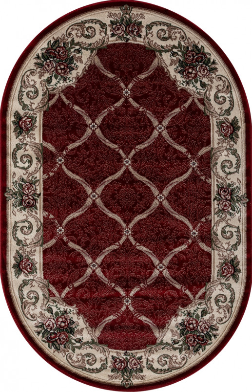Ковер D468 - RED - Овал