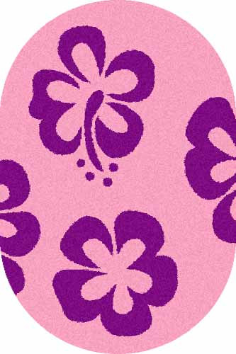 Ковер s605 - PINK-PURPLE - Овал