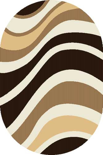 Ковер s607 - BEIGE-BROWN 2 - Овал