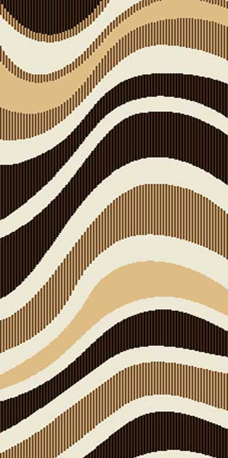 Ковер s607 - BEIGE-BROWN 2 - Дорожка
