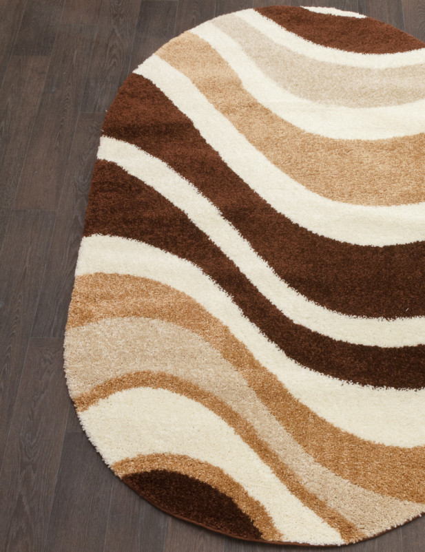 Ковер s607 - BEIGE-BROWN - Овал