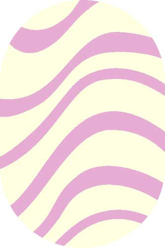 Ковер s607 - CREAM-PINK - Овал