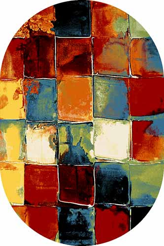 Ковер 2739 - MULTICOLOR - Овал
