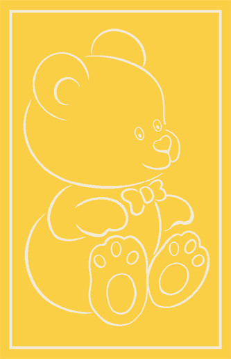 Ковер C026 - YELLOW - Прямоугольник