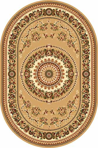 Ковер 5246 - BEIGE - Овал