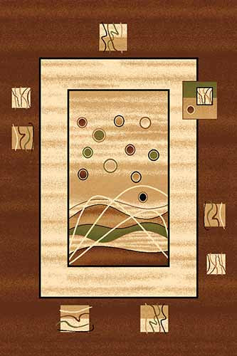 Ковер 5409 - BROWN - Прямоугольник