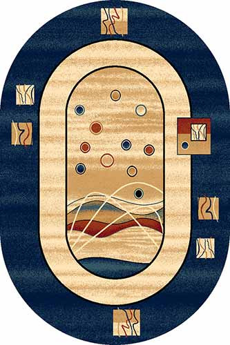 Ковер 5409 - NAVY - Овал